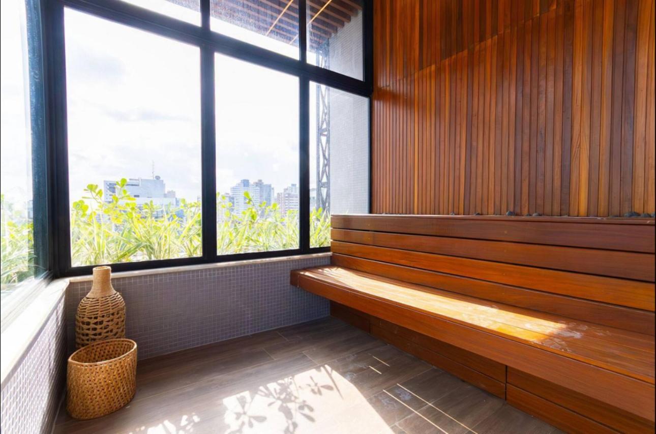 Apartamento Flat Pe Na Areia Bessa Vista Mar João Pessoa