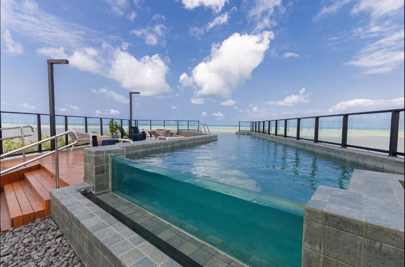 Apartamento Flat Pe Na Areia Bessa Vista Mar