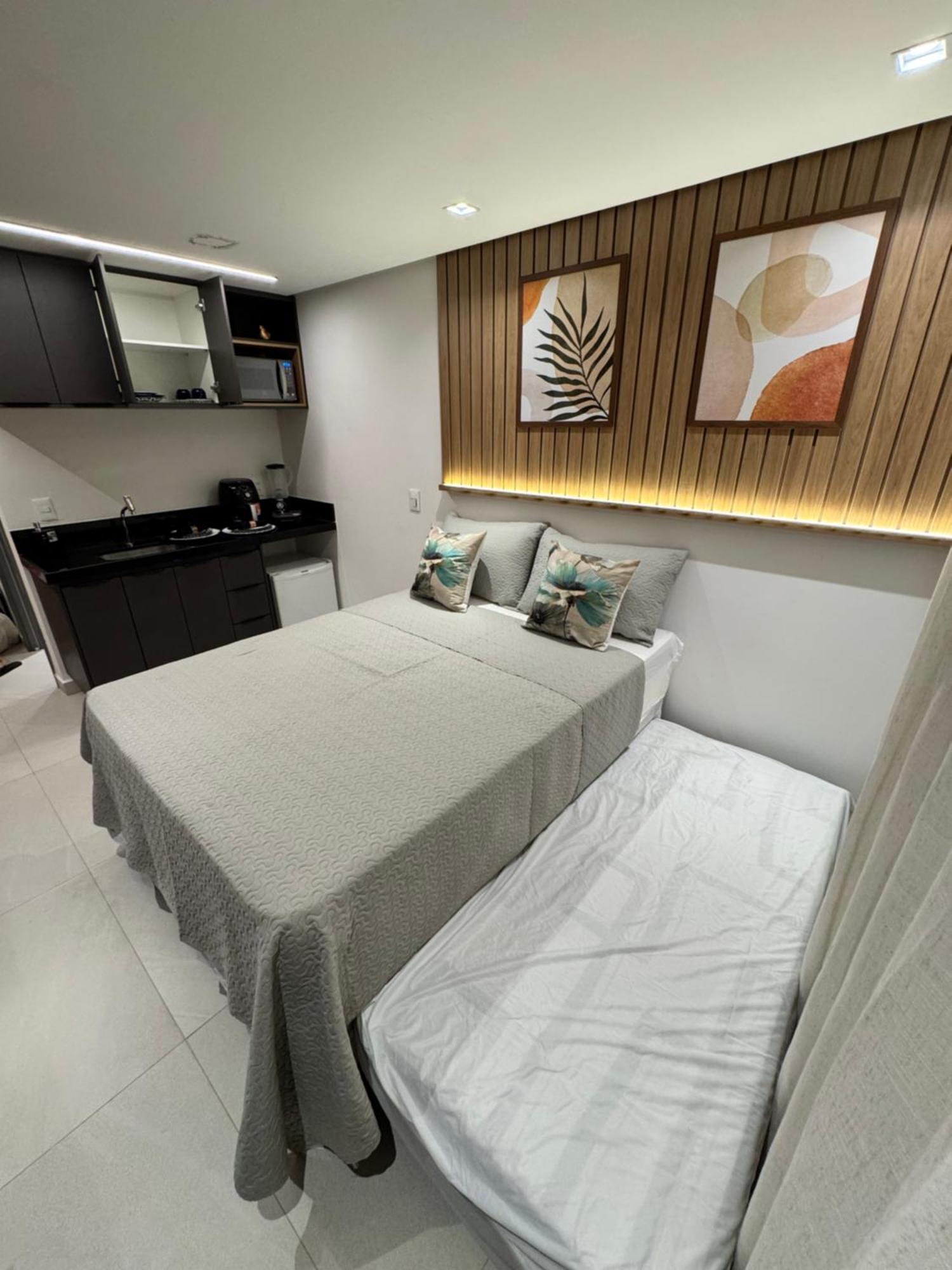 Apartamento Flat Pe Na Areia Bessa Vista Mar *